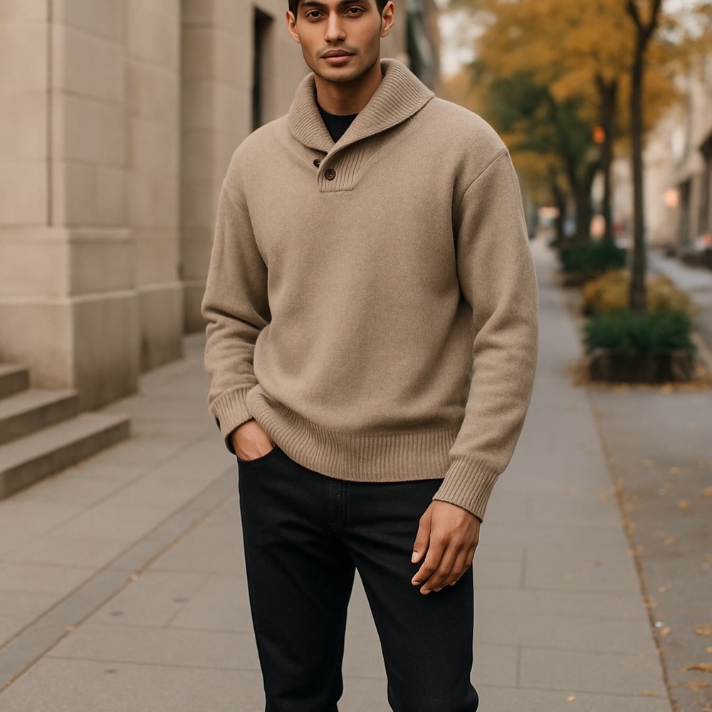 J Crew Wool blend  V-Neck sweater